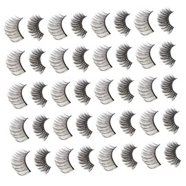 WOONEKY Lashes Eyelash Extension Kit Pairs of Realistic False Eyelashes Makeup Girl Lashes Natural Makeup Cosmetics