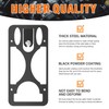 Front Bumper Tow Hook License Plate Mount Bracket Compatible with