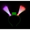 12 Packs - LED Head Boppers - Light Up Fiber