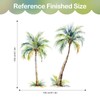 Tanlaby Wall Sticker Palm Tree Large Tree Wall Sticker Tropical