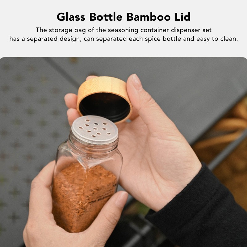 Camping Spice Bottle Kit Outdoor Picnic Spice Container Sealed Seasoning