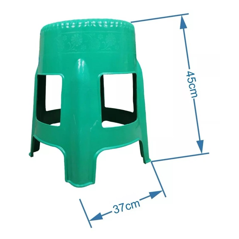 Boris 2 Bancos Para Jardín De Plástico Varios Colores