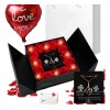 Flor Eterna Rosas Rojas Exquisita Caja Con Collar Y Regalo