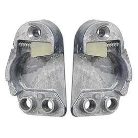 Auto Krafters Compatible/Replacement For Door Latch Striker Plates Pair 1960-62 Galaxie 60-63 Falcon Comet 61-66 F-Series 100 250 Pickup (EBC0AZ-6222008-9PR)