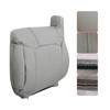 FZJDSD Gray Leather Driver Side Top Lean Back Replacement Seat