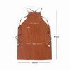 OLSON DEEPAK Leather Welding Work Apron with Tools Pockets,Heavy Duty