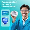 Sonic Retainer Cleaner Machine, Rechargeable Compact Portable Design