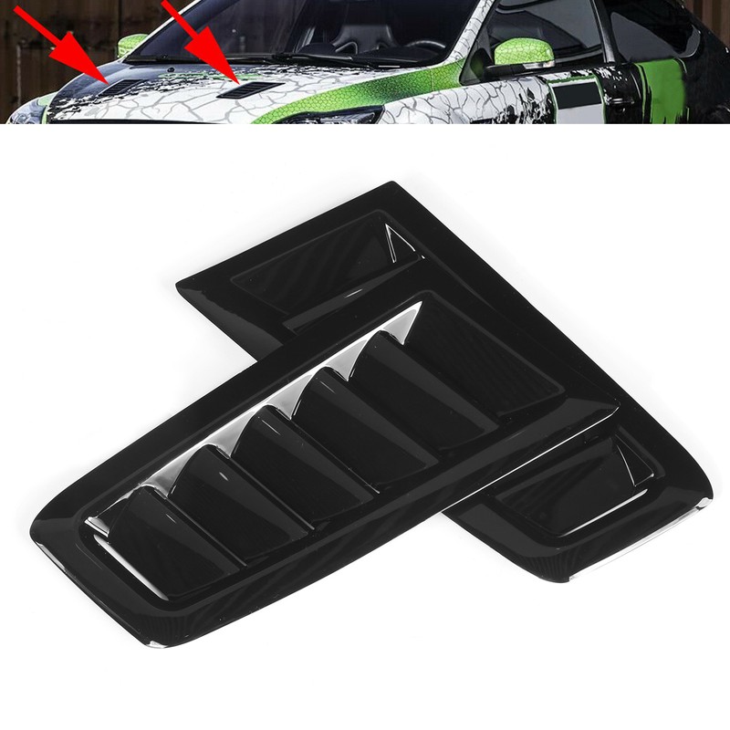 Pair of Front Bonnet Vents Hood Air Outlet Replacement for