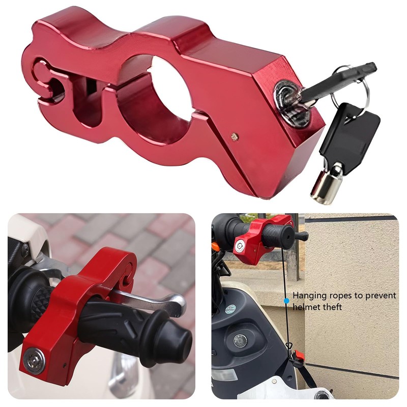 Motorcycle Lock Universal Motorcycle Lock Handlebar Motorcycle Gas Security Lock
