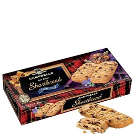 Campbells Shortbread Choc Chips Fingers | Scottish Pure Butter Cookies | Premium Chocolate Biscuits from Scotland | Perfect British Snacks | Gift for Christmas & Special Occasions | 4.41 Oz (125g) | (Pack of 3)