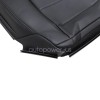 Soillar Driver Side Bottom Replacement Leather Seat Cover Black For