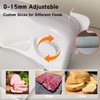 Meat Slicer for Home, 150W Foldable Deli Meat Slicer with