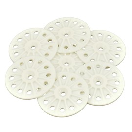 Hawkeng Flame Retardant Load Spreading 60mm plastic washers for fixing and supporting insulation boards, panels, sheets and soundproofing – 100PCS