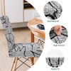 Zindoo Stretch Chair Covers for Dining Room, High Back Dining