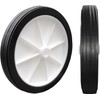 Utility Wheel with Black Rubber Tyre, 100mm Diameter for Air
