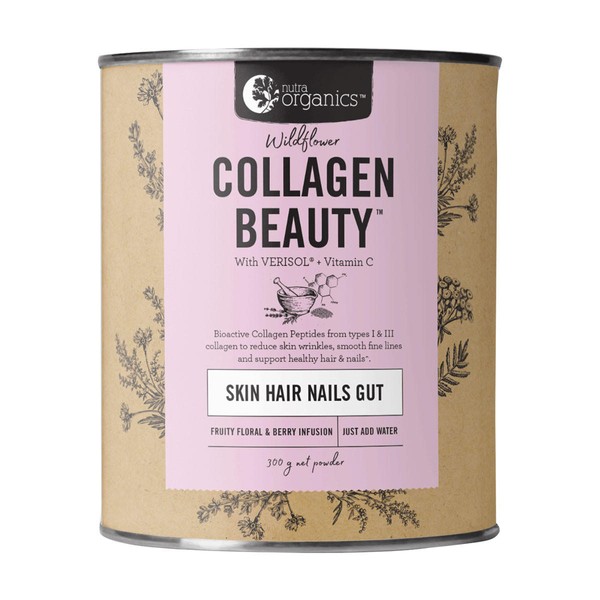 Nutra Organics Collagen Beauty - Wildflower - 300gm