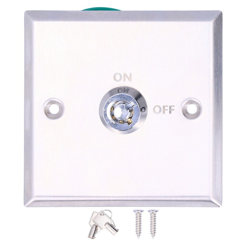 Door Key DC 12V Switch Stainless Steel Access Control On/Off