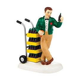 Department 56 Snow Village Coke Break Accessory Figurine, 2.76 inch