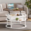 DWVO Coffee Tables for Living Room, Round Lift Top Coffee