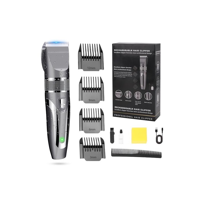 5 En 1 Kit De Maquina para Cortar Cabello, Cortapelo