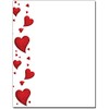 Dancing Hearts Letterhead Laser & Inkjet Printer Paper (25 Sheets)