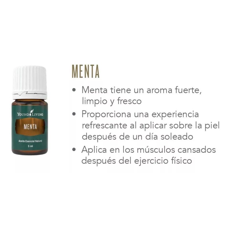 Young Living Limón Menta Naranja Young Living 5ml 3 Aceites