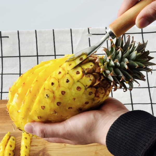 STOBAZA 7pcs Pineapple v Cutter Pineapple Fork Pineapple Paring Cutter