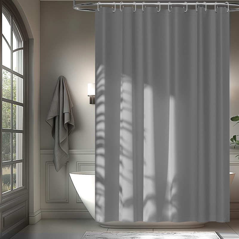 Seenus 72 x 78 inch Extra Long Waterproof Fabric Shower