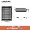 Farberware Bakeware Nonstick Roasting Pan/Roaster with U-Rack, 14.75 Inch x