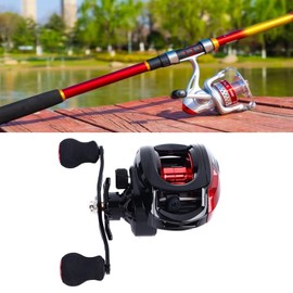 Casting Reel, Long Casting Reel, Saltwater Baitcaster Reels, Anti Burst Line Metal Right Hand 7.2:1 Gear Ratio 10kg Load Capacity Fishing Reel for Saltwater Fishing