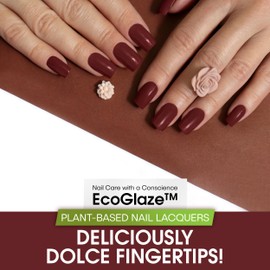 China Glaze EcoGlaze Professional Dolce Dahlia Nail Polish - Quick Dry Eco-Friendly Nail Lacquer for a Gel-Like Finish, 0.5 oz