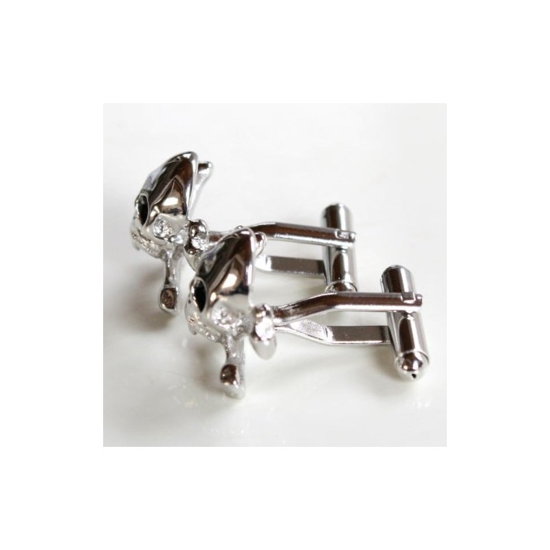 鎌倉カフス工房 スカル（髑髏）＆クロスボーンカフス sc017