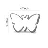 Keewah 4.7 inch Butterfly Cookie Cutter - Stainless Steel