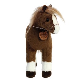 Aurora® Exquisite Breyer® American Saddlebred Stuffed Animal - Realistic Detailing - Imaginative Play - Brown 13 Inches