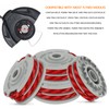 FUSHUI 4 Pack Strimmer Spool, Autofeed Spool and Line,Strimmer Line