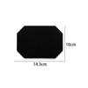 6 PCS Octagon Leather Cup Mats, Dual Sided Waterproof Leather