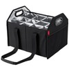 LUILANC Collapsible 12 Bottle Wine Carrier - Reusable Portable Storage