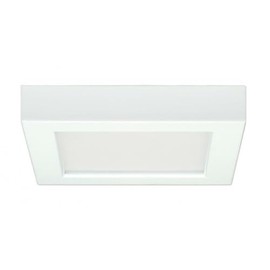 Satco S29324 Transitional LED Flush Mount in White Finish, 5.50 inches, 5.5-Inches