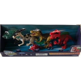 Playright Light & Sound Dinosaur 7 Count Set
