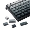 Veekos Black Gradient PBT Keycaps Set, Side Print Cherry Profile