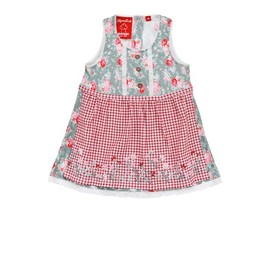 Bondi Dirndl 'Blumenallover' Costume Baby Girl Item No. 86846, Green