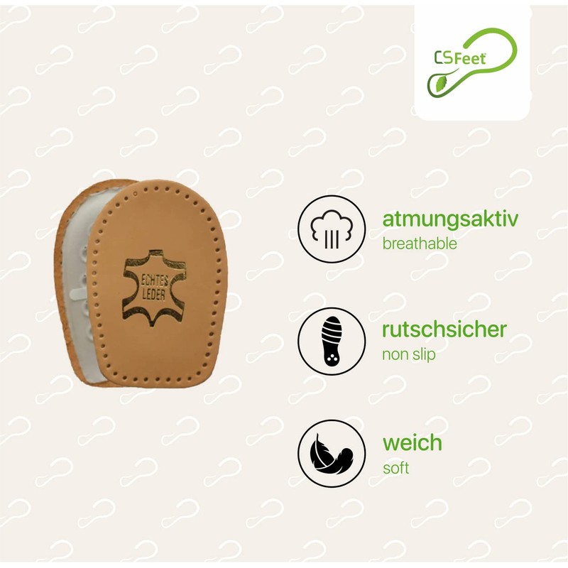 Parent All Season, leather heel cushion