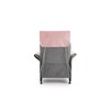 Textil-home Adele 1-Seater Sofa Cover Reversible Padded Sofa Cover Pink