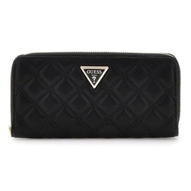 GUESS Portafoglio donna Giully SLG zip around black A25GU29 QG8748146, black, Classic