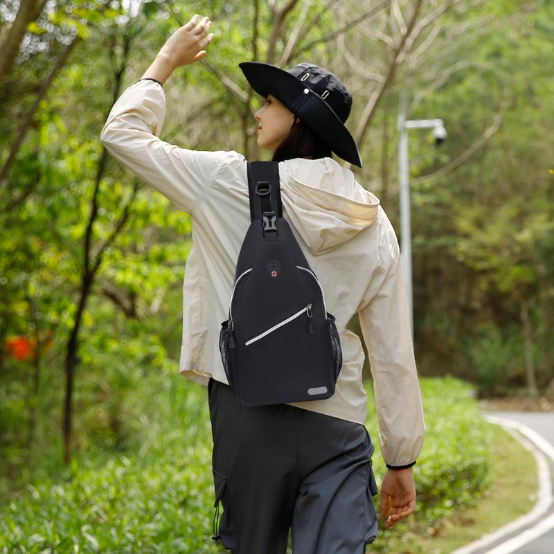 MOSISO Sling Backpack, Multipurpose Crossbody Shoulder Bag Travel Hiking Daypack,
