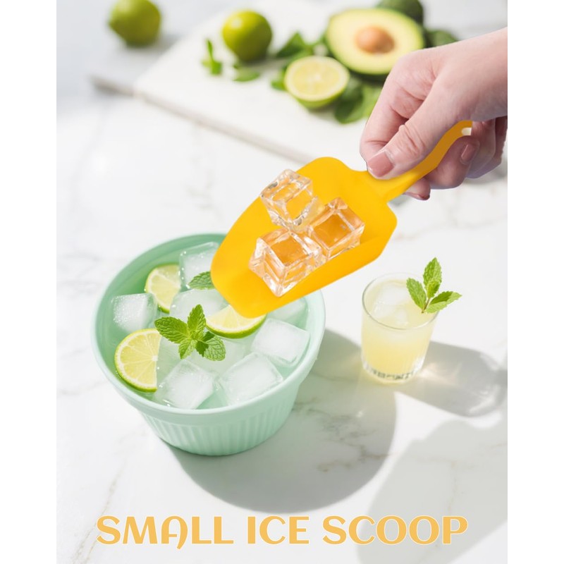 SEEK RARE 8Pcs Ice Scoop for Freeze 5.9 x 2.2in