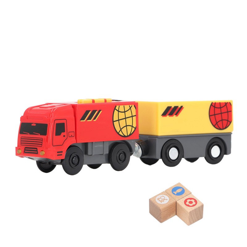 Remote Control Electric Train with Sound and Light Magnetic Connection