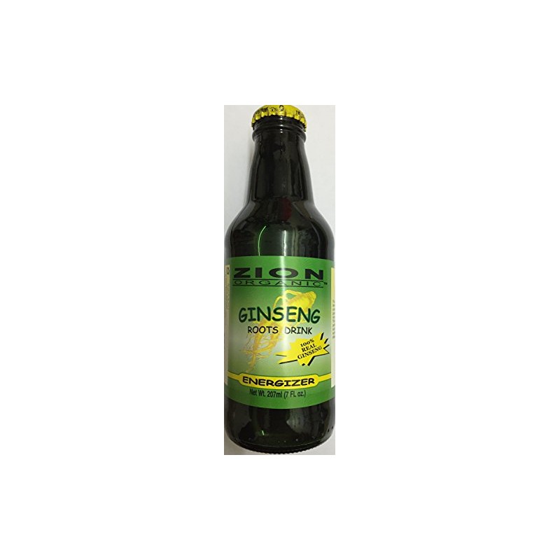 Zion Organic Ginseng Roots Drink 100% Real Ginseng 7 Fl