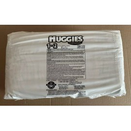 Huggies Vintage Y2K Huggies Diapers Newborn Size 1-2/Up to 15 LBS Unopened Pack of 38