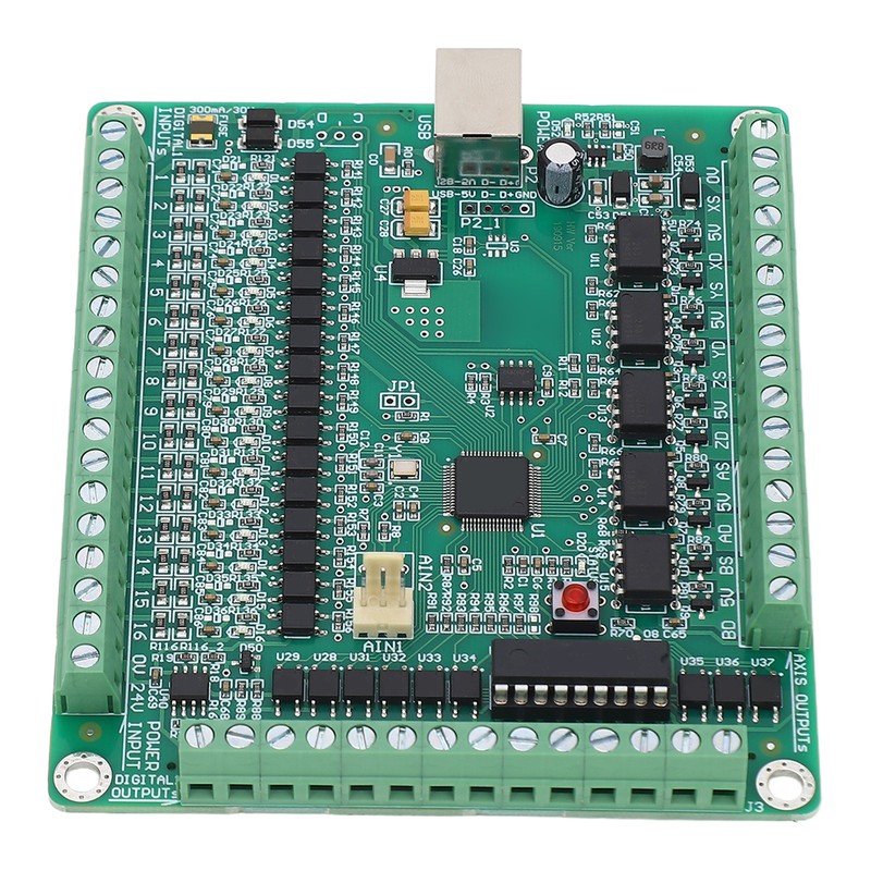 USB Motion Card 500KHZ CNC 5 Axes Breakout Board Stepper